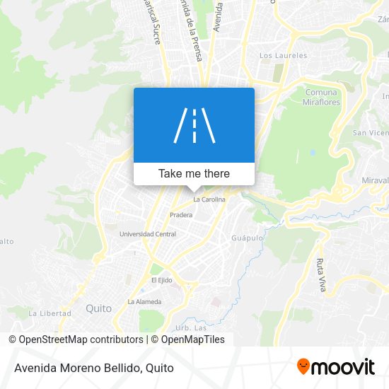 Avenida Moreno Bellido map