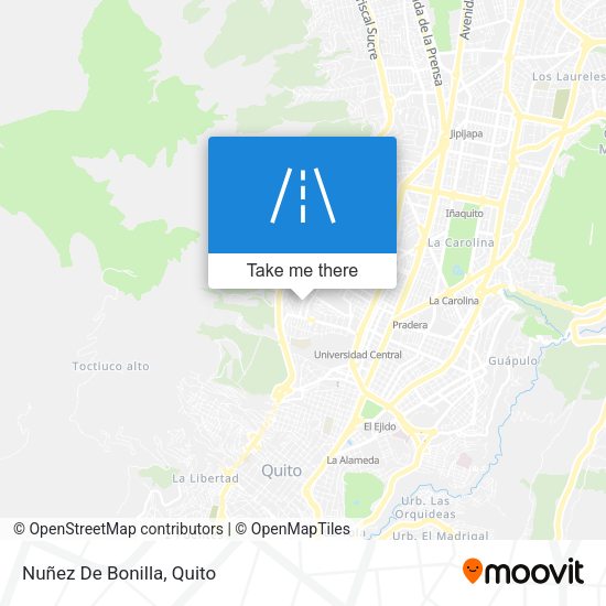 Mapa de Nuñez De Bonilla