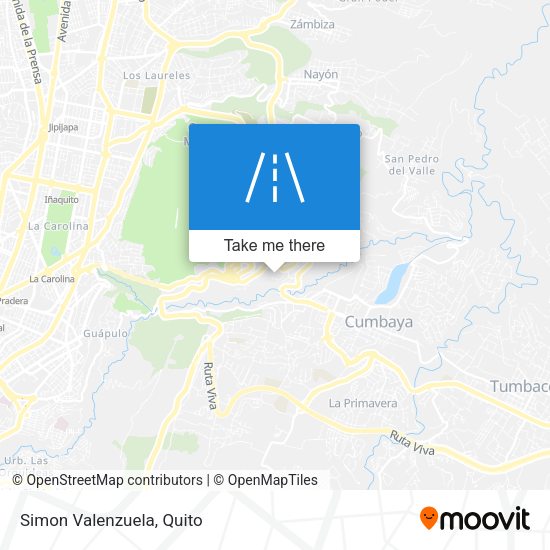 Mapa de Simon Valenzuela