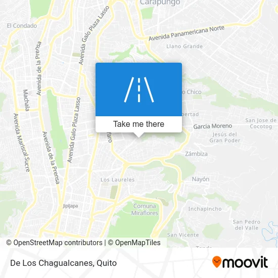 De Los Chagualcanes map