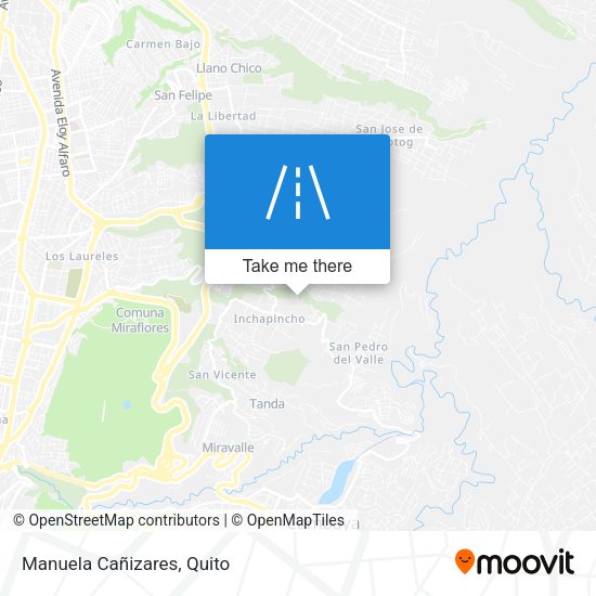 Manuela Cañizares map