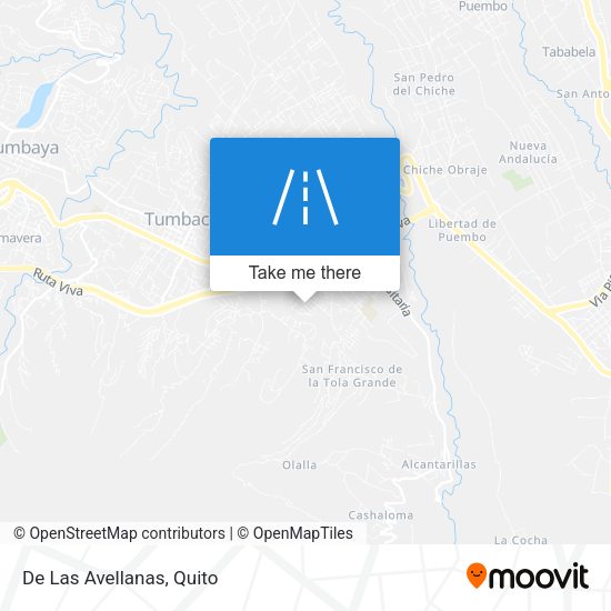 Mapa de De Las Avellanas