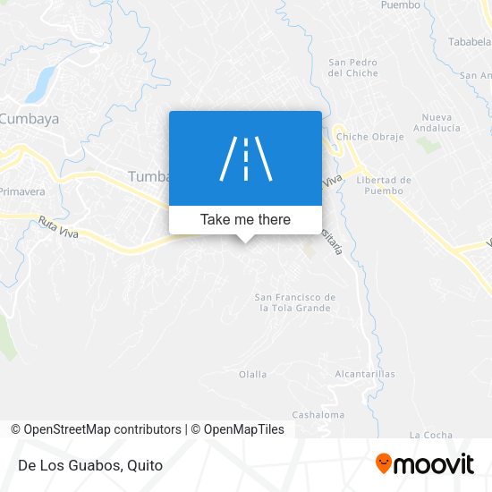 Mapa de De Los Guabos