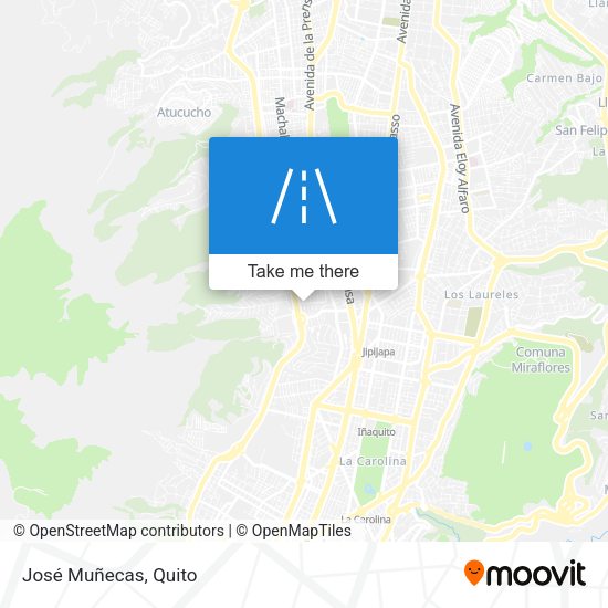 José Muñecas map