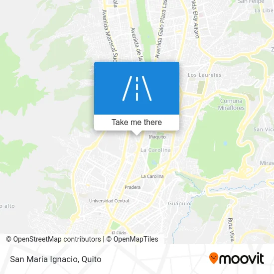 San Maria Ignacio map