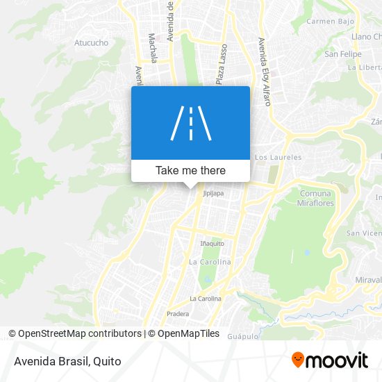 Avenida Brasil map