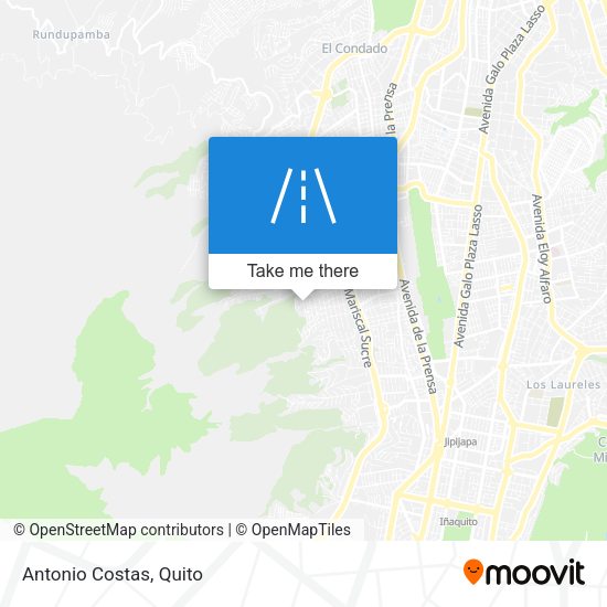 Mapa de Antonio Costas