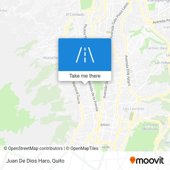 Mapa de Juan De Dios Haro