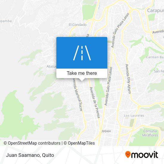 Mapa de Juan Saamano