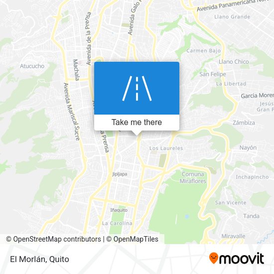 Mapa de El Morlán