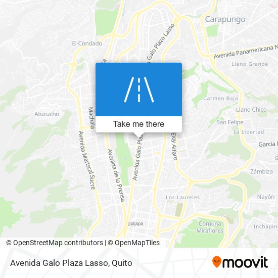 Avenida Galo Plaza Lasso map