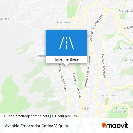 Avenida Emperador Carlos V map