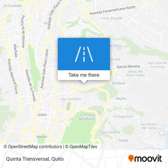 Mapa de Quinta Transversal