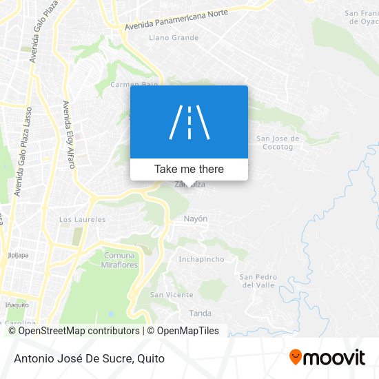Antonio José De Sucre map