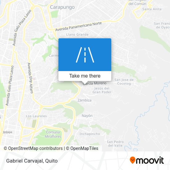 Mapa de Gabriel Carvajal