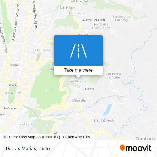 De Las Marias map