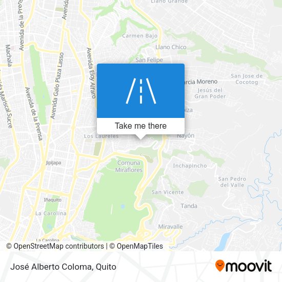 José Alberto Coloma map