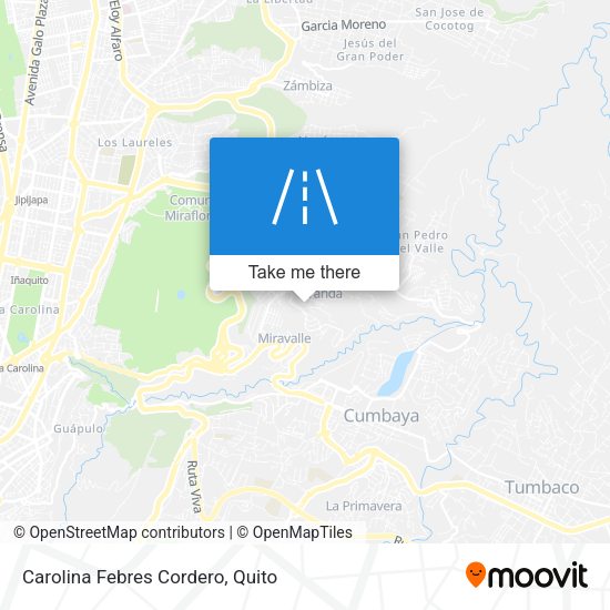 Mapa de Carolina Febres Cordero