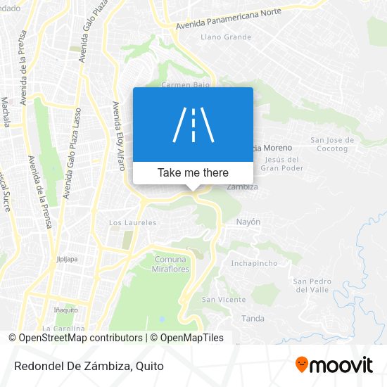 Redondel De Zámbiza map