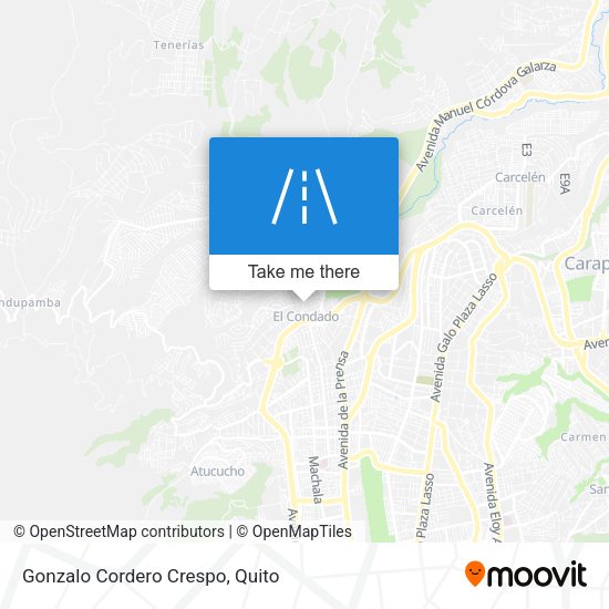 Mapa de Gonzalo Cordero Crespo