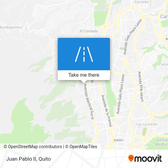 Mapa de Juan Pablo II