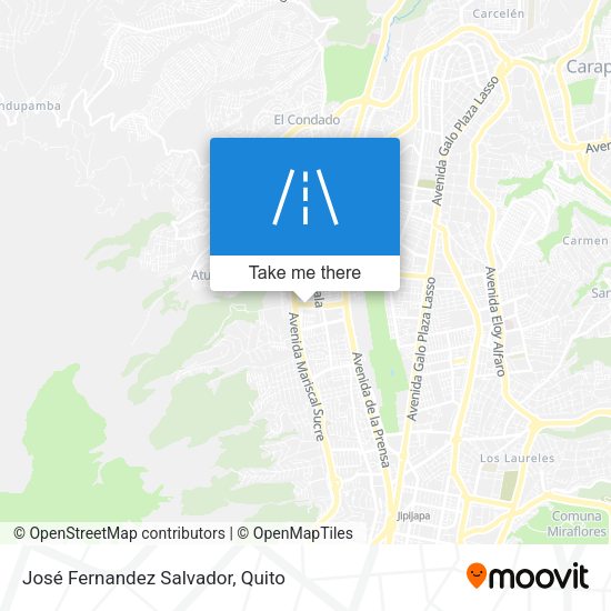 José Fernandez Salvador map