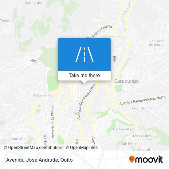 Avenida José Andrade map