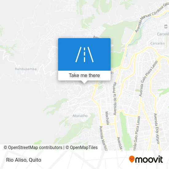 Rio Aliso map