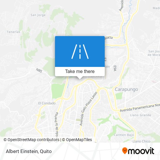 Albert Einstein map