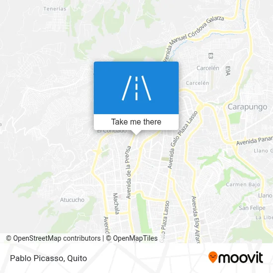 Pablo Picasso map