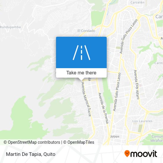 Mapa de Martin De Tapia