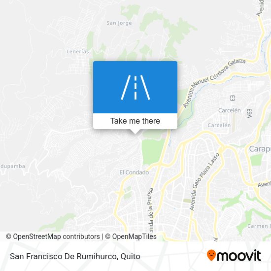 Mapa de San Francisco De Rumihurco