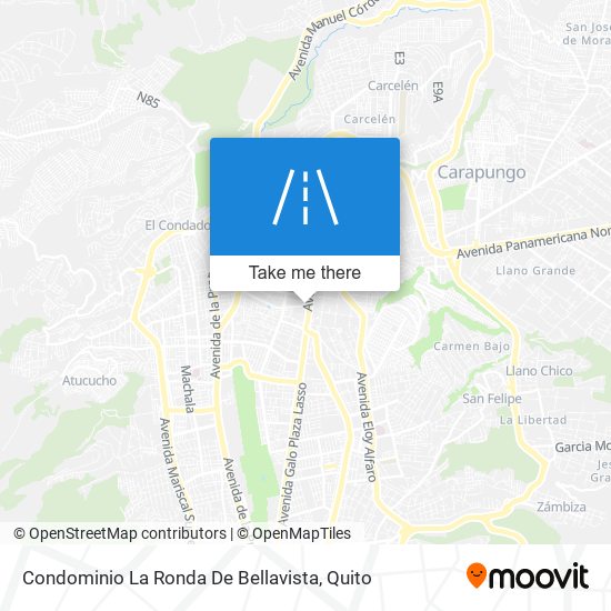 Condominio La Ronda De Bellavista map