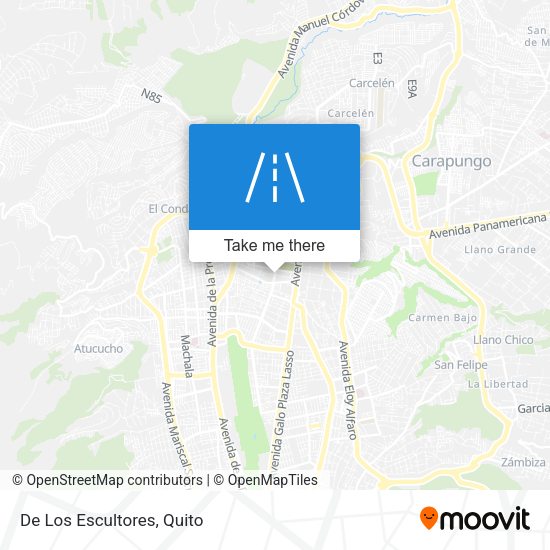 Mapa de De Los Escultores
