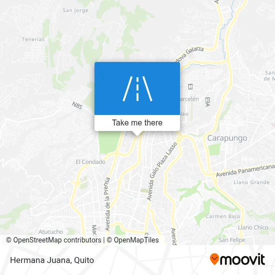 Hermana Juana map