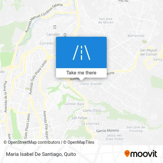 Maria Isabel De Santiago map