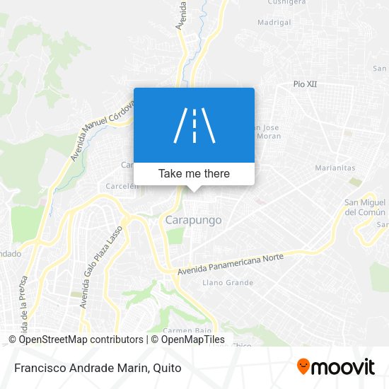 Francisco Andrade Marin map