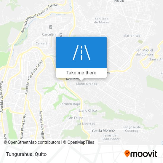 Mapa de Tungurahua
