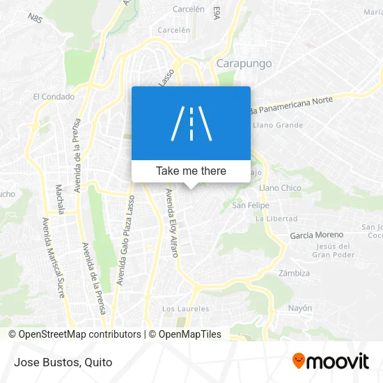 Jose Bustos map