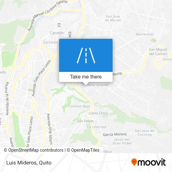 Luis Mideros map