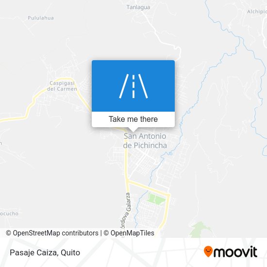 Mapa de Pasaje Caiza