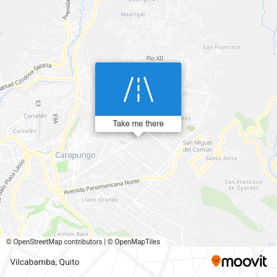 Mapa de Vilcabamba