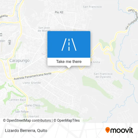 Lizardo Berrerra map