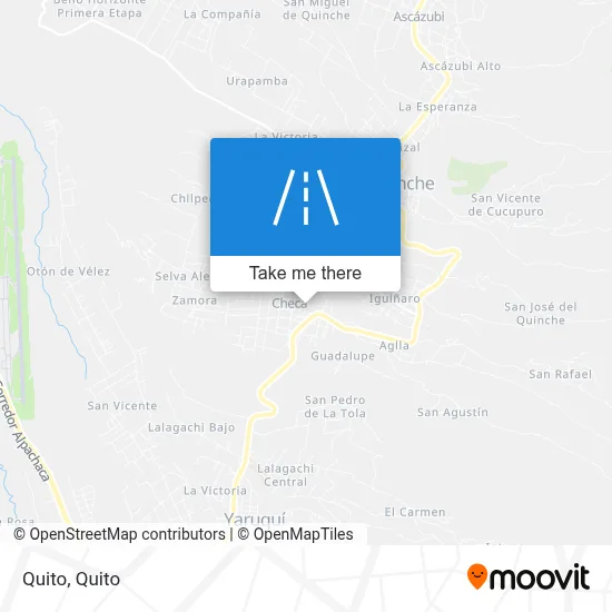 Quito map