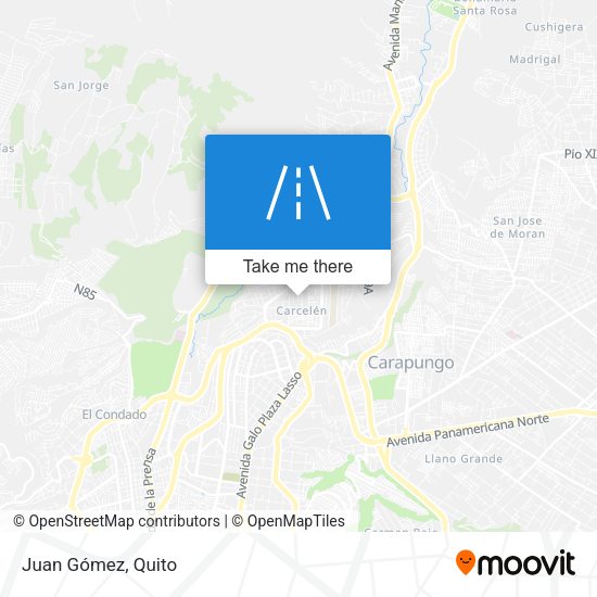 Mapa de Juan Gómez
