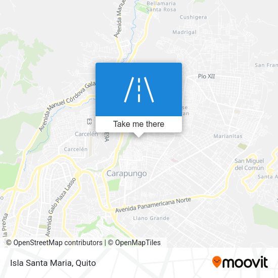 Mapa de Isla Santa Maria