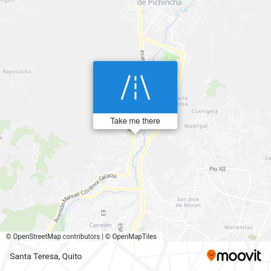 Mapa de Santa Teresa