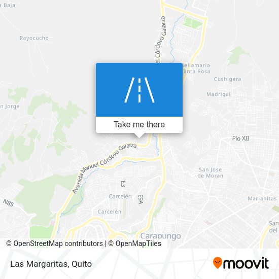Mapa de Las Margaritas