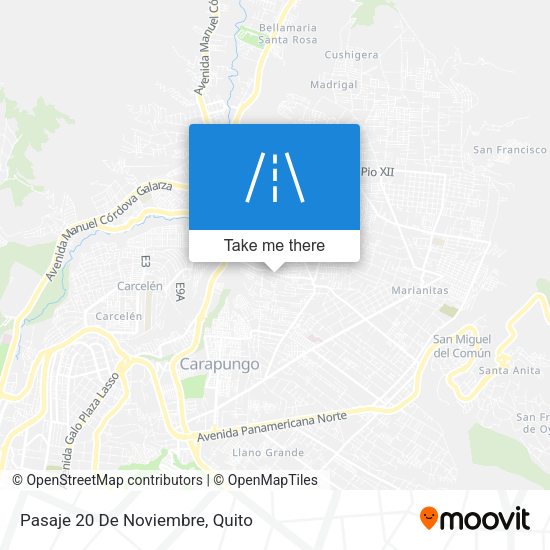 Mapa de Pasaje 20 De Noviembre
