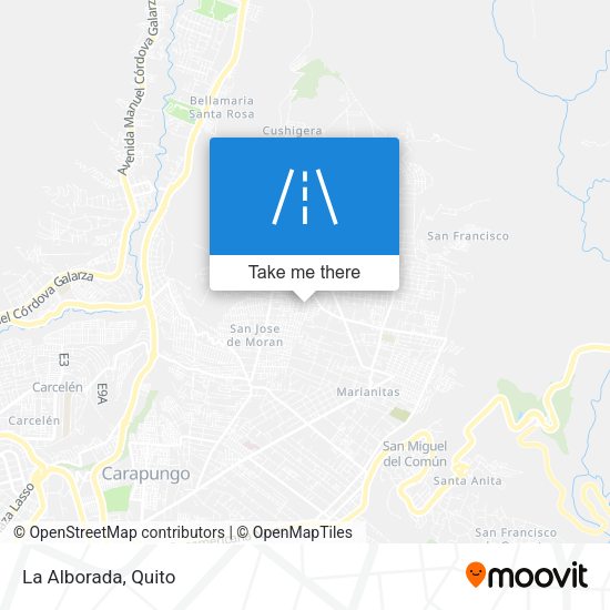 Mapa de La Alborada